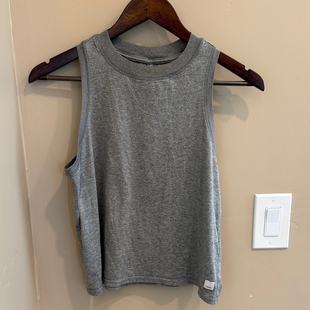 Vuori Heather Gray Muscle Tank